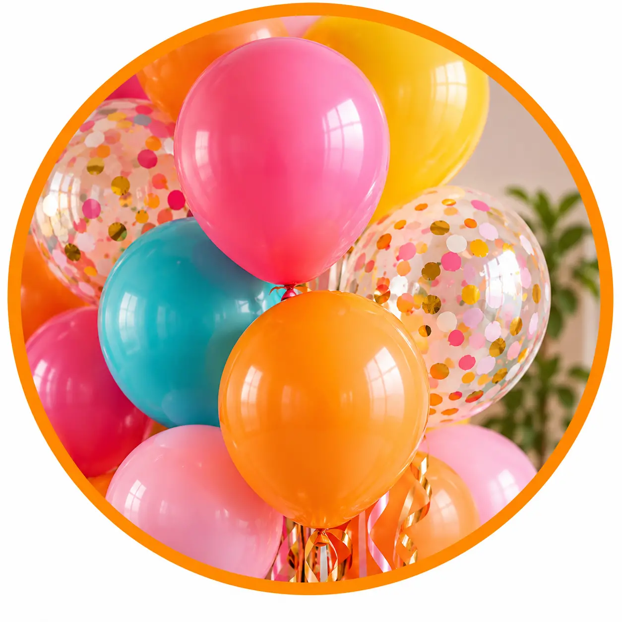 Balloon party display